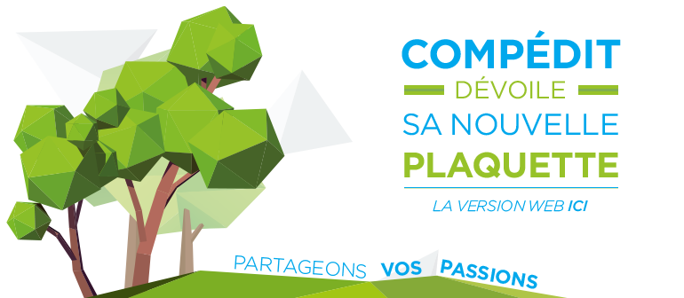 La nouvelle plaquette de Compédit et ici